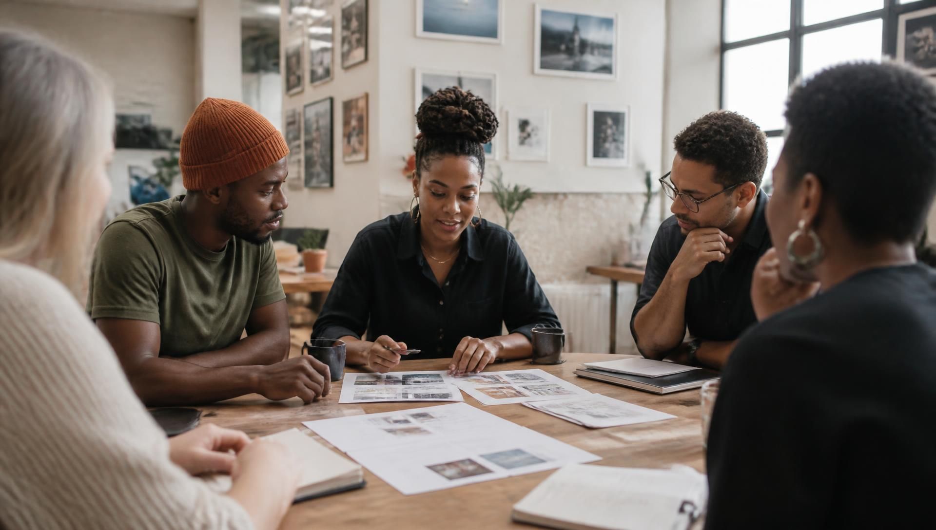 Strategy session at the agency
