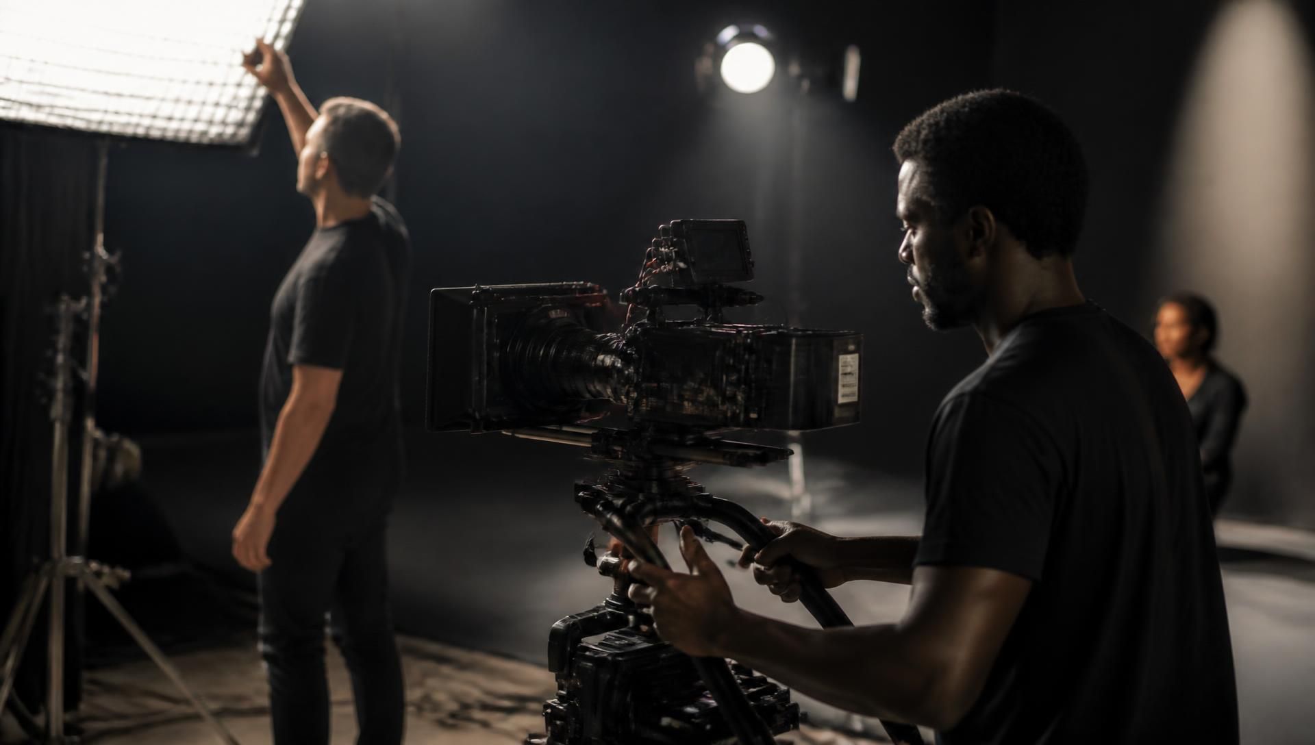 Video production on set